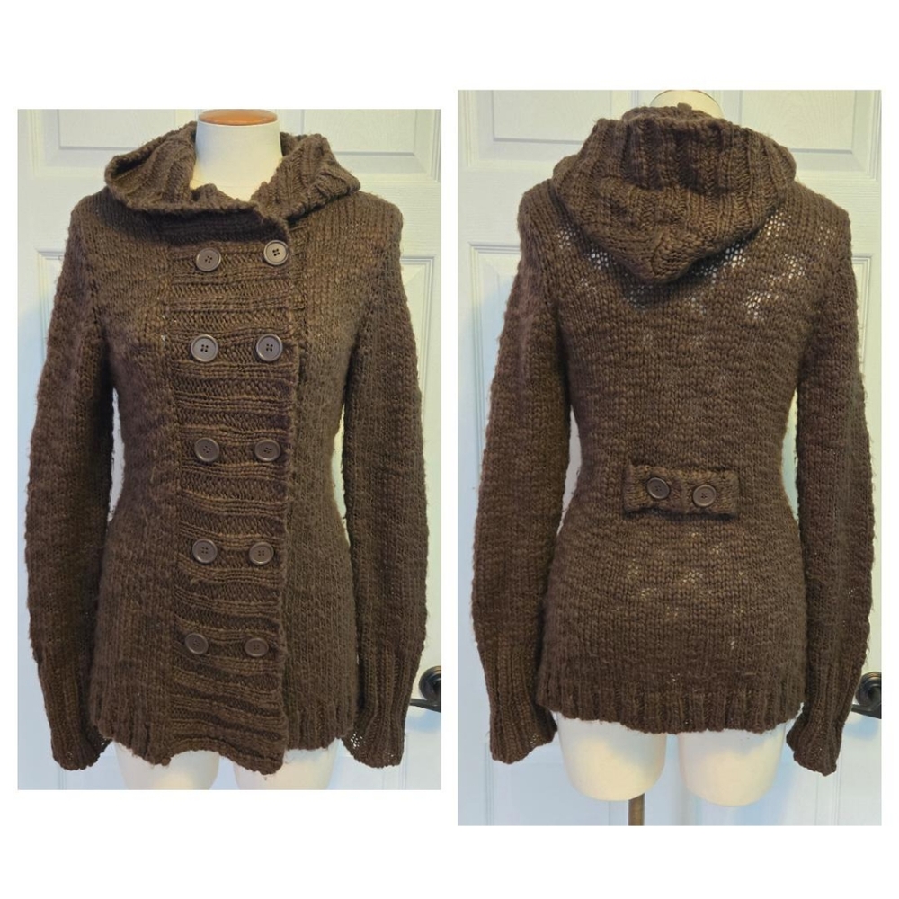 Brown Hooded Sweater